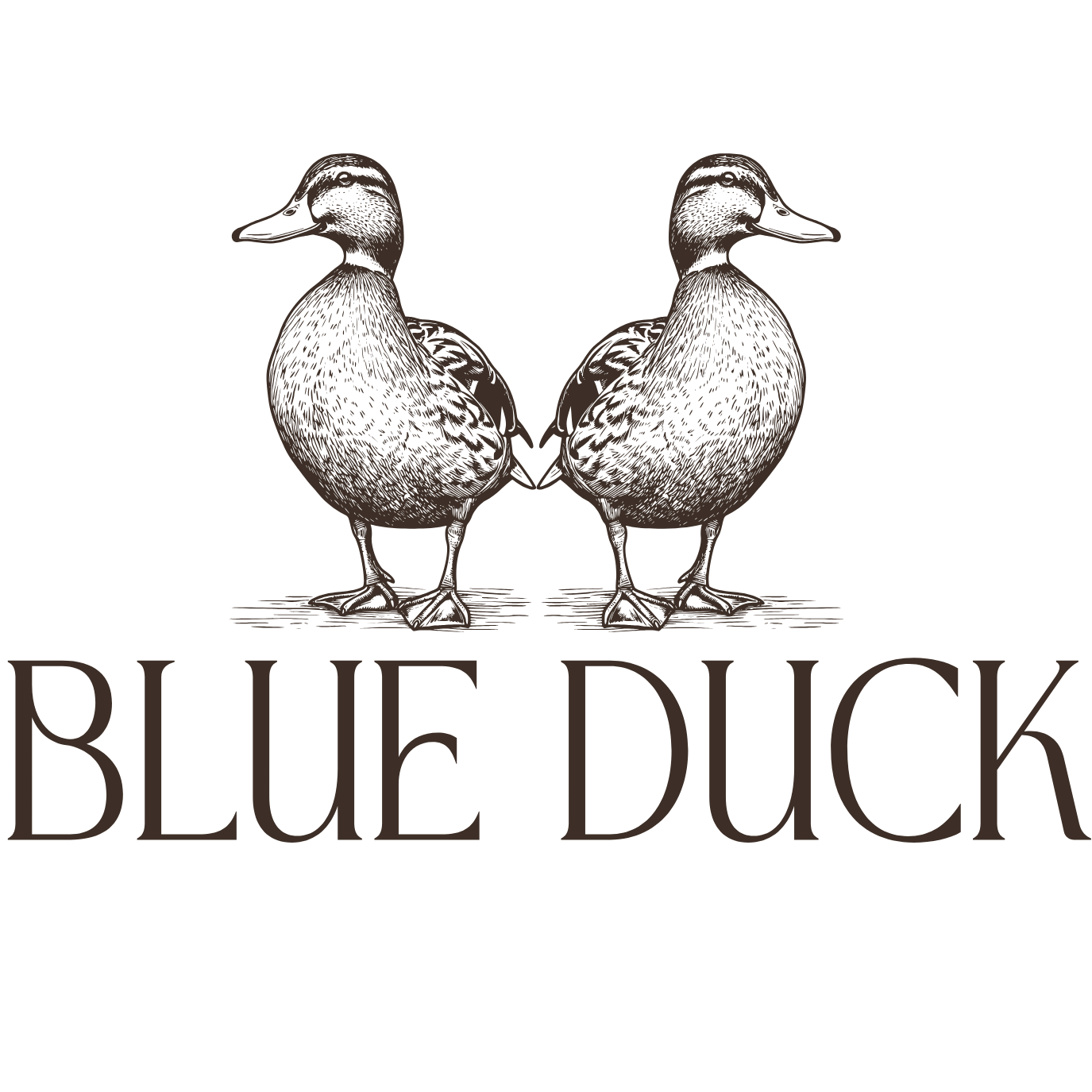 Blue Duck double-duck logo